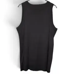 rinoneca リノネカ linen pique tank top 黒サイズL - メルカリ