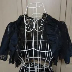 axes femme レースボレロ ブラック 半袖のサムネイル