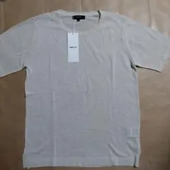 【新品・未使用・Ｂ級品】COMME CA ISM　麻混　ニットTシャツ　9号のサムネイル