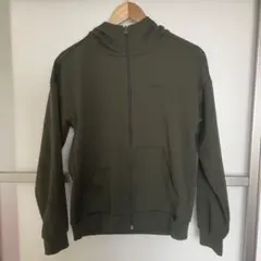 adidas neo オリーブ フルジップパーカーS