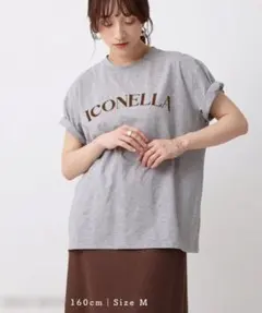 【新品未使用】NOAHL* ICONELLA 半袖Tシャツ グレーM
