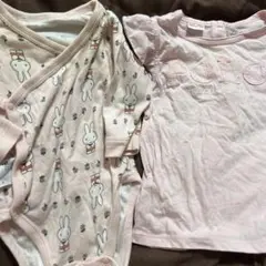 ミッフィー ロンパース70 & Polo Ralph Lauren Tシャツ85