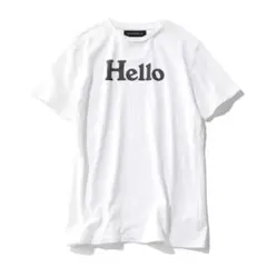 マディソンブルー/ハローTシャツ/Hello Tシャツ/半袖/白MADISON HELLO | MADISONBLUE Official website｜マディソンブルー【公式】サイト