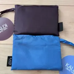カルディ エコバッグ フレンチブルー プラム 新品未使用