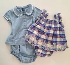 GAP ベビー服 セットアップ チュニック ブルマ　２セット6999のサムネイル