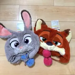 【新品】ファンキャップ 2個セット ニック＆ジュディ ディズニー ズートピア