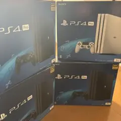 SONY PS4 Pro 1TB cuh−7000番台　空箱　4つ