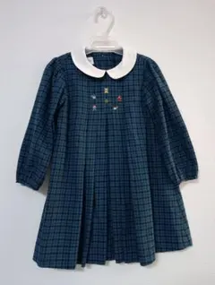 専用です。　美品　ファミリア　チェックワンピース90