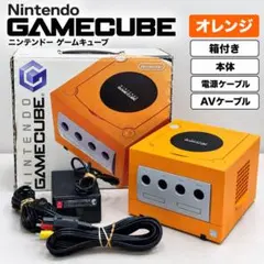 Nintendo GAMECUBE ゲームキューブ オレンジ 箱付き 通電確認済
