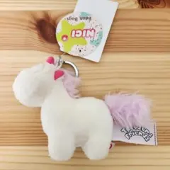 NICI Bean Bags ぬいぐるみ キーホルダー ユニコーン ピンク 水色のサムネイル