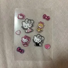 キャンディグリッターシール サンリオ　ハローキティ きらきら ヒョウ柄