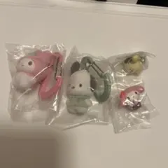 サンリオ　カラフルカラビナマスコットチャーム マイメロ　ポチャッコ
