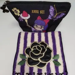 ANNA SUI ポーチ ハンカチ セットのサムネイル
