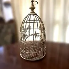 アンティーク 特大 鳥かご アイアン 鳥籠 ケージ インコ 昭和レトロ