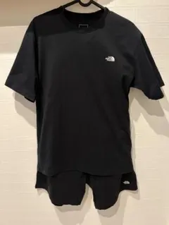 ノースフェイス　スモールロゴ　半袖ハーフパンツ　セットアップ