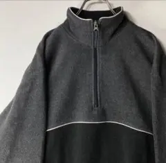 90’s old GAP ハーフジップ フリース スウェット リフレクター