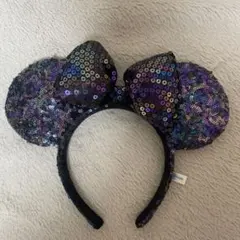 ディズニー カチューシャ スパンコール ミニー