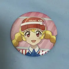 アイカツ ラウンドワン 缶バッジ 星宮いちご