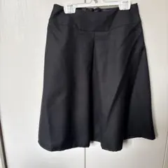 黒 フレアスカート ナチュラルビューティーベーシック