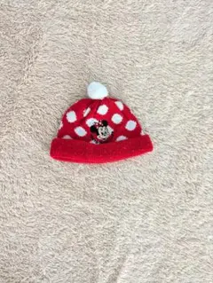 USED　ミニーちゃん　ニット帽　キッズ