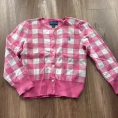 Polo Ralph Lauren チェック柄カーディガン 4A