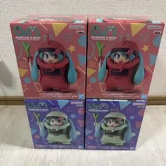 ガンダム45周年×初音ミク フィギュア 4個セット