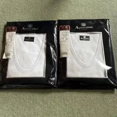 Aquascutum 長袖U首シャツ L ホワイト 2枚厚地エジプト綿7260円