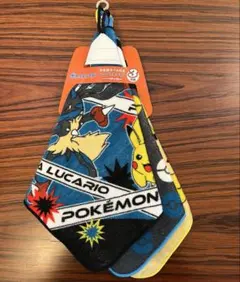 ポケモン　ループタオル　ハンドタオル　ポケットモンスター　ピカチュウ
