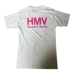 90s USA製 HMV the music master ロゴ Tシャツ M