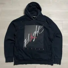 JORDAN BRAND スウェットパーカー AIR JORDAN ブラック L
