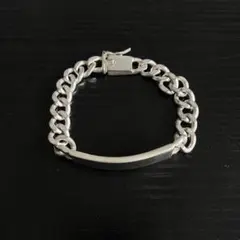 【ヴィンテージ】シルバー IDブレスレット HRJ 925刻印 喜平チェーン ヴィンテージ】シルバー IDブレスレット HRJ 925刻印 喜平チェーン