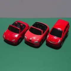 プルバックカー 赤色 3台