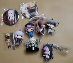 ダンガンロンパ グッズ纏め ダイソー まねきねこ他 カード 缶バッジ アクスタ等 ダンガンロンパ グッズ纏め ダイソー まねきねこ他 カード 缶バッジ