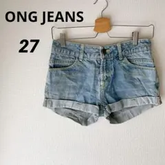 ONG JEANS 【27】ライトブルーショートパンツ ホットパンツ 韓国
