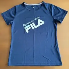 FILA Tシャツレディース L サイズ　ネイビー