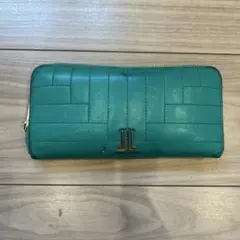 LANVIN ランバン ベルシー ラウンドファスナー長財布 緑 グリーンのサムネイル