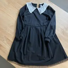 ブラック ワンピース 130