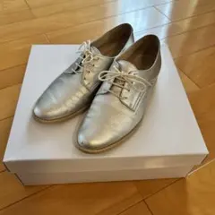 BARCLAY シルバー レースアップシューズのサムネイル