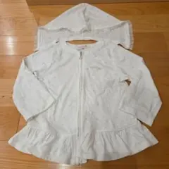 mezzo piano　フード付きカーディガン130㎝