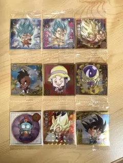 ドラゴンボール 超戦士シールウエハース超 超絶感謝の十周年 シール9枚セット