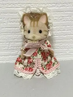 シルバニアファミリー ☆シマネコの女の子⭐︎星降る夜のすなどけい 