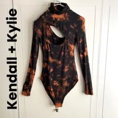 Kendall + Kylie タイダイ染め デザイン ボデースーツ