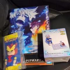 一番くじ 僕のヒーローアカデミア F賞 燈矢&焦凍 G賞 オールマイトねっけ