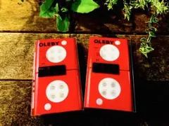 Stylish Red！IKEAセンサーライト OLEBY 赤2ピース×2未開封