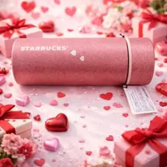 STARBUCKS グリッター ピンク タンブラー