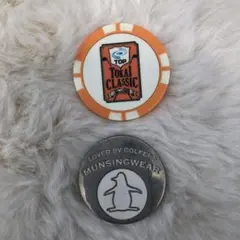 Munsingwear & TOKAICLASSIC ゴルフマーカー 2個