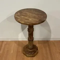 レアデザイン 大理石 テーブル サイドテーブル アンティーク