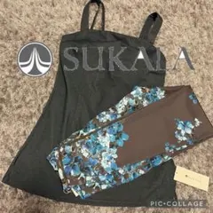 SUKALA LAVA 花柄レギンス・ブラトップ・Tシャツセット Mサイズ