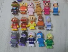 アンパンマンブロックラボ　人形　ガチャガチャ　セットまとめ売り　16体