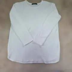 Lugnoncure ホワイト ワッフル編み長袖Tシャツのサムネイル
